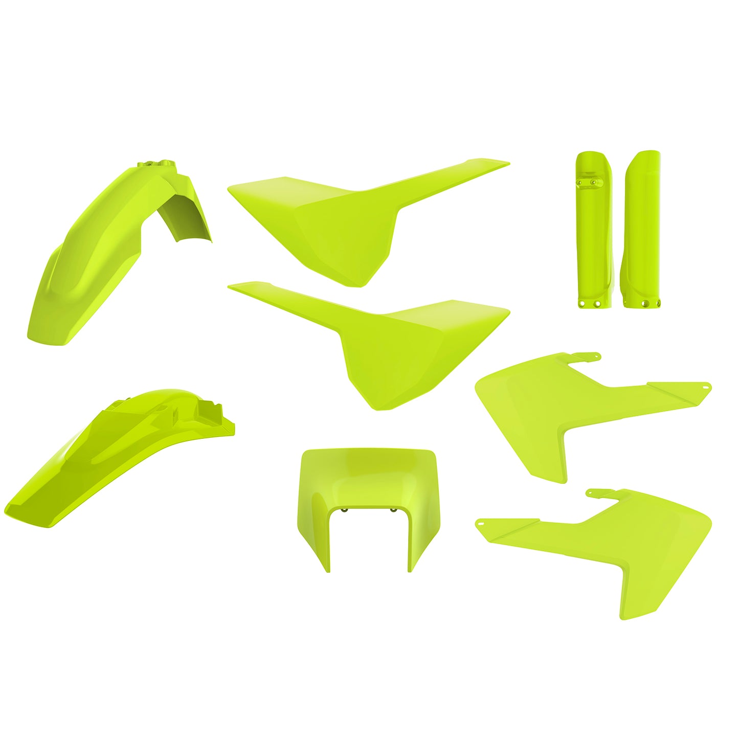 Enduro Kit With Mask Flow Yellow Hus