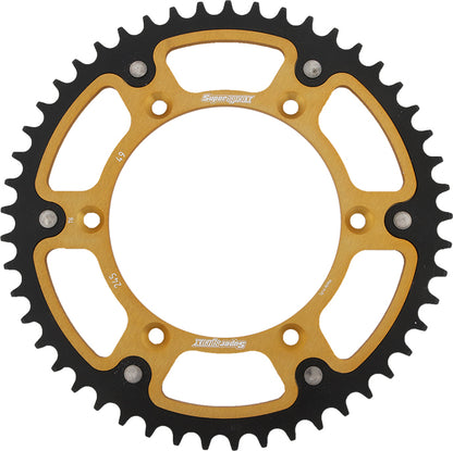 Rear Stealth Sprocket Alu/Stl 49t 520 Gld Yam