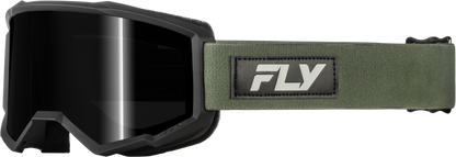 Focus Sand Goggle Green/Black W/ Dark Smoke Lens