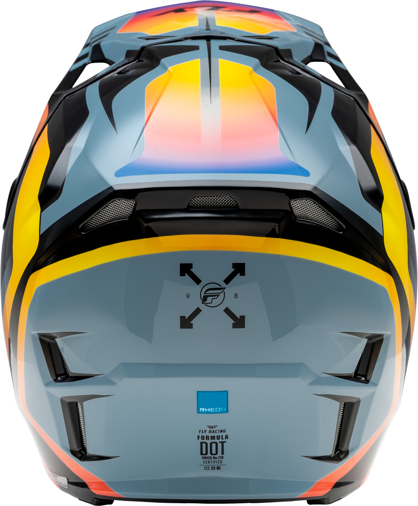 Yth Formula Cp Krypton Helmet Grey/Black/Electric Fade Yl