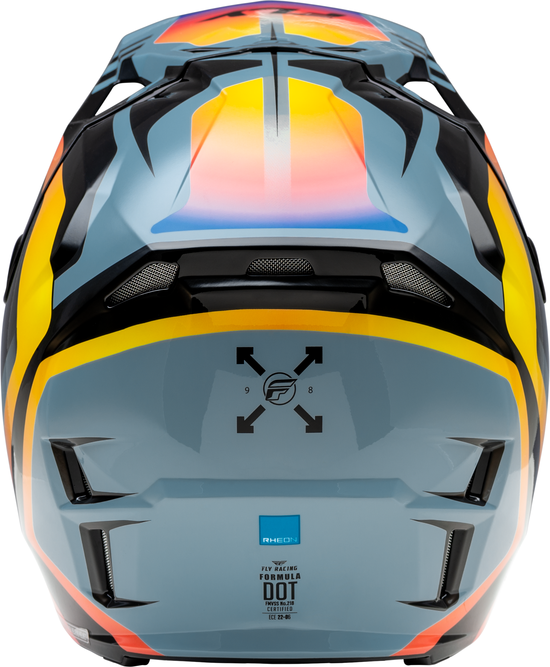 Yth Formula Cp Krypton Helmet Grey/Black/Electric Fade Yl