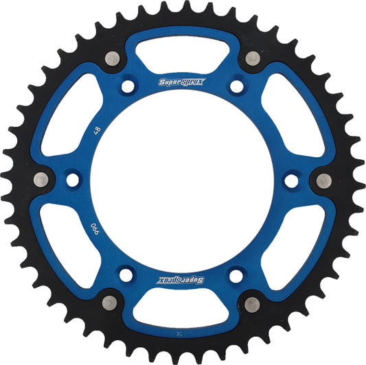 Rear Stealth Sprocket Alu/Stl 48t 520 Blu Hus/Husq/Ktm