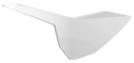 Side Number Plate White