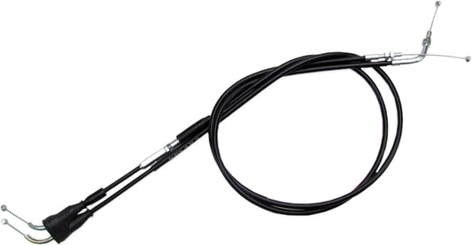 Black Vinyl Throttle Push Pull Cable Set