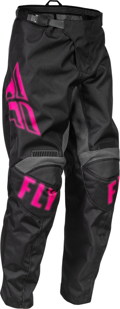 Youth F 16 Pants Black/Pink Sz 24