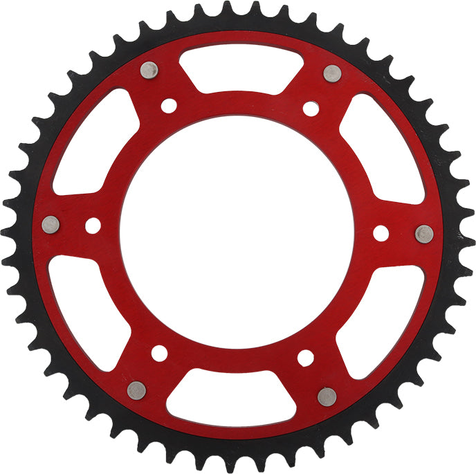 Rear Stealth Sprocket Alu/Stl 49t 520 Red Hon