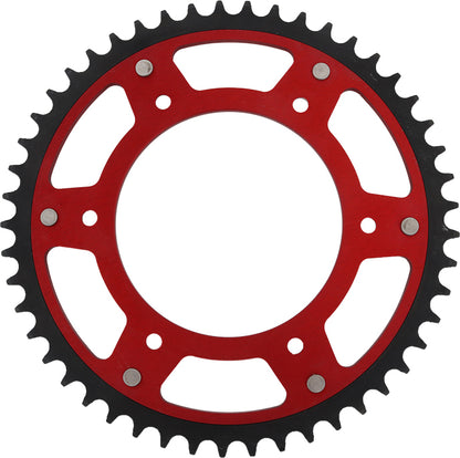 Rear Stealth Sprocket Alu/Stl 49t 520 Red Hon