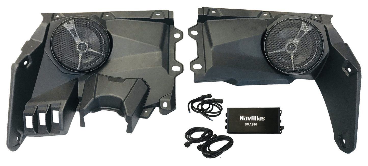 6.5" Upper Dash Speaker Pods Can
