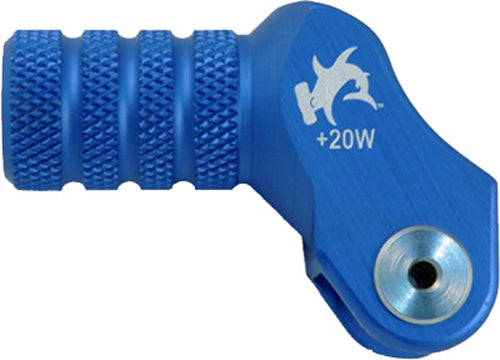 Billet Shift Lever Offset Tip Blue +20mm