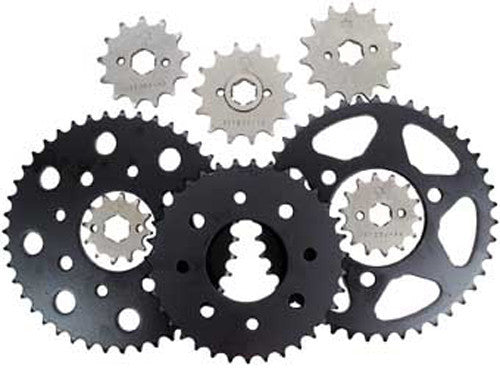 Front Cs Sprocket W/Rubber 17t 525 Hyo/Kaw/Suz/Tri
