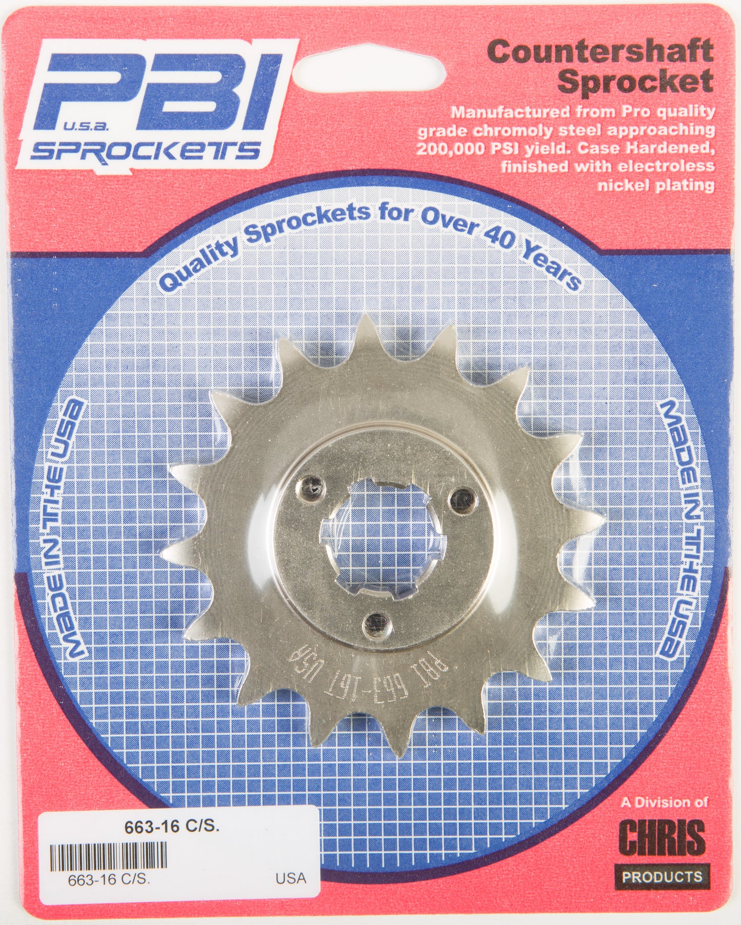 Front Cs Sprocket Steel 16t 525 Suz