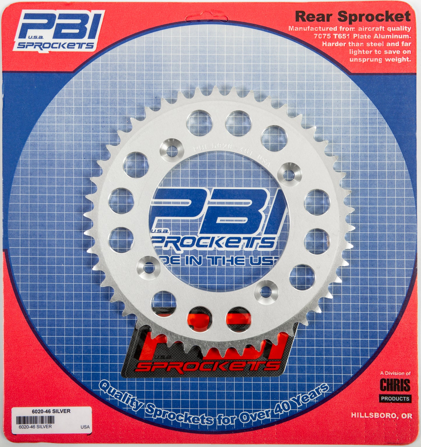 Rear Sprocket Aluminum 46t 420 Suz/Yam