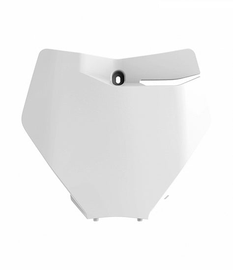 Front Number Plate White