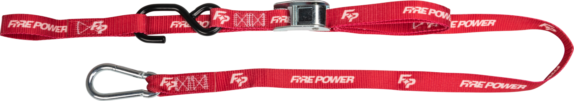 1" Tie Down Soft Tie Red 2/Pk