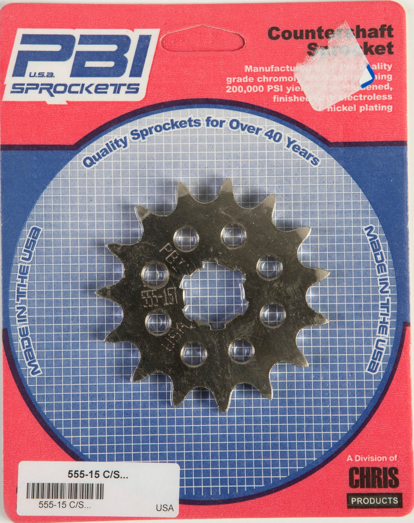 Front Cs Sprocket Steel 15t 520 Kaw/Suz/Yam