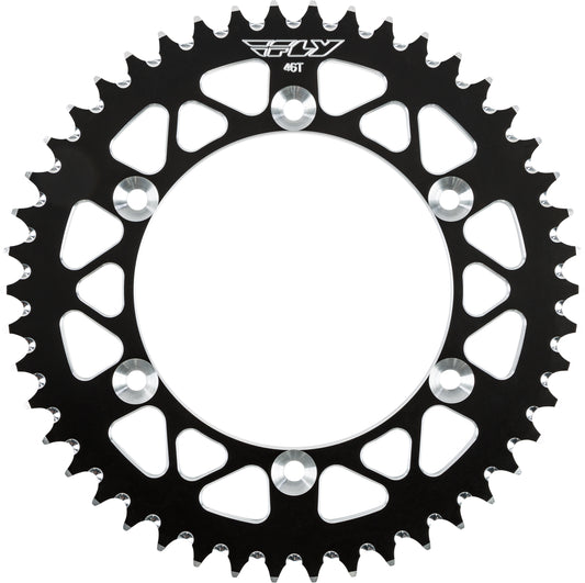 Rear Sprocket Aluminum 46t 520 Blk Hon/Yam