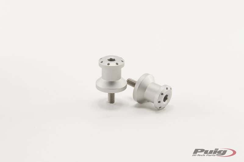 Swingarm Spools Hi Tech 6mm Silver 2/Pk