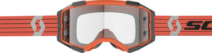 Fury Goggle Orange/Grey Clear Works