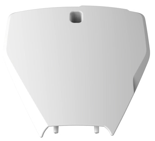 Front Number Plate White