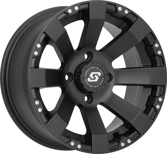 Spyder Wheel 12x7 4/110 2+5 ( 47mm) Black