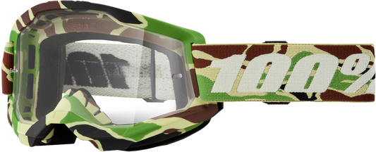 Strata 2 Goggle War Camo Clear Lens