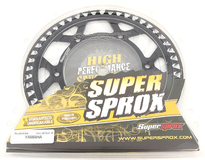 Rear Sprocket Aluminum 49t 520 Blk Yam