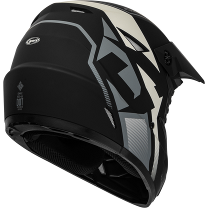 Mx 46 Compound Helmet Matte Black/Grey/White Sm