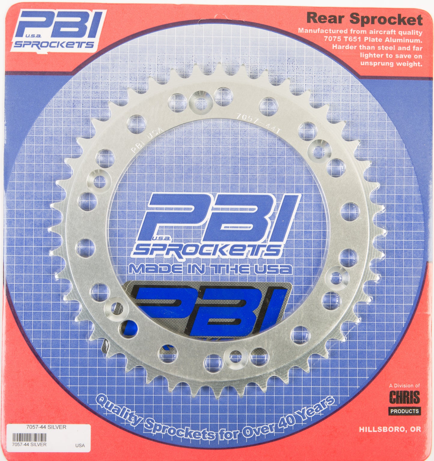 Rear Sprocket Aluminum 44t 520 Yam