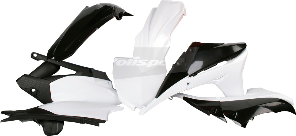 Plastic Body Kit Blue/White