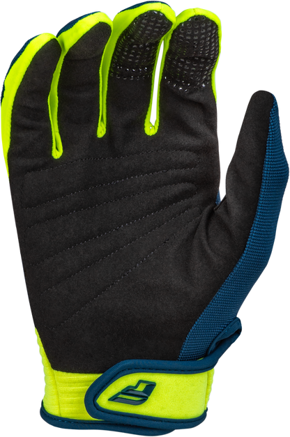 F 16 Gloves Navy/Hi Vis/White 3x