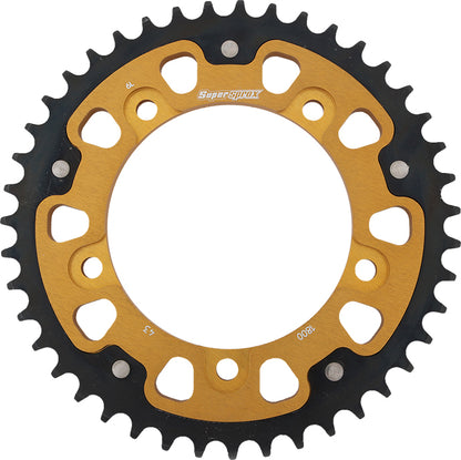Rear Stealth Sprocket Alu/Stl 43t 530 Gld Suz/Tri