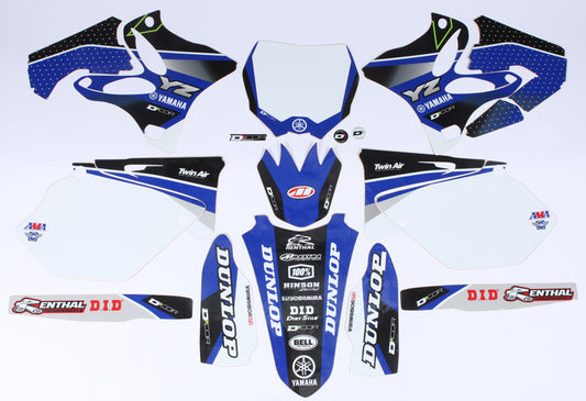 Yamaha Raceline Graphics Complete Graphic Kit White