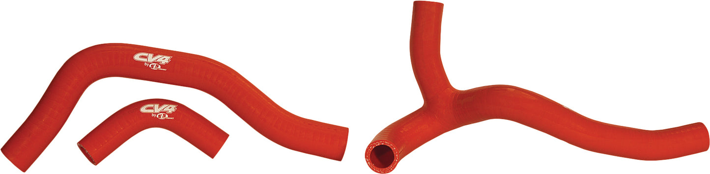 Radiator Hose Y Kit Red