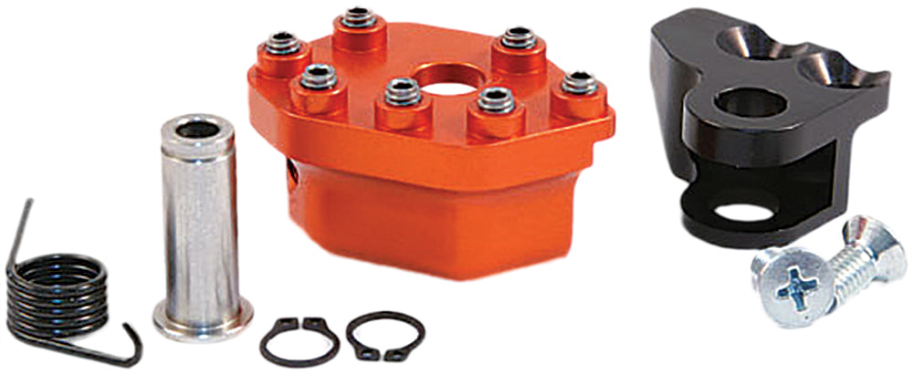 Rotating Rear Brake Lever Tip Orange