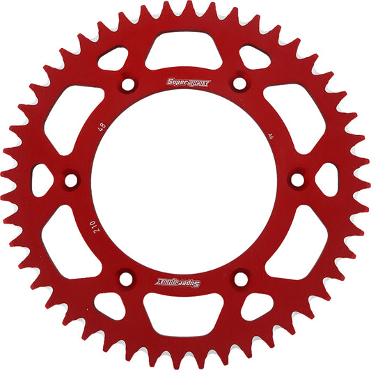 Rear Sprocket Aluminum 48t 520 Red Hon