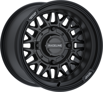 Raceline Omega 15x10 4/137 5+5 (0mm) Satin Black
