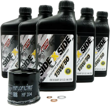 Side X Side Oil Change Kit 15w50 With Oil Filter Yamaha
