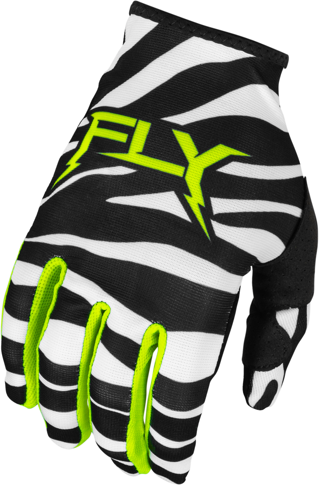 Youth Lite Uncaged Gloves Black/White/Neon Green Ys