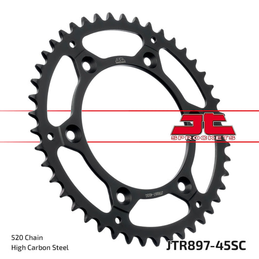 Rear Sprocket Steel 45t 520 Hus/Husq/Ktm