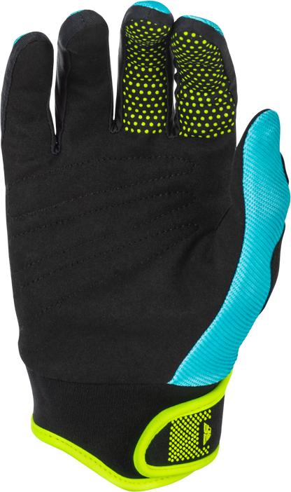 F 16 Gloves Aqua/Black/White Lg