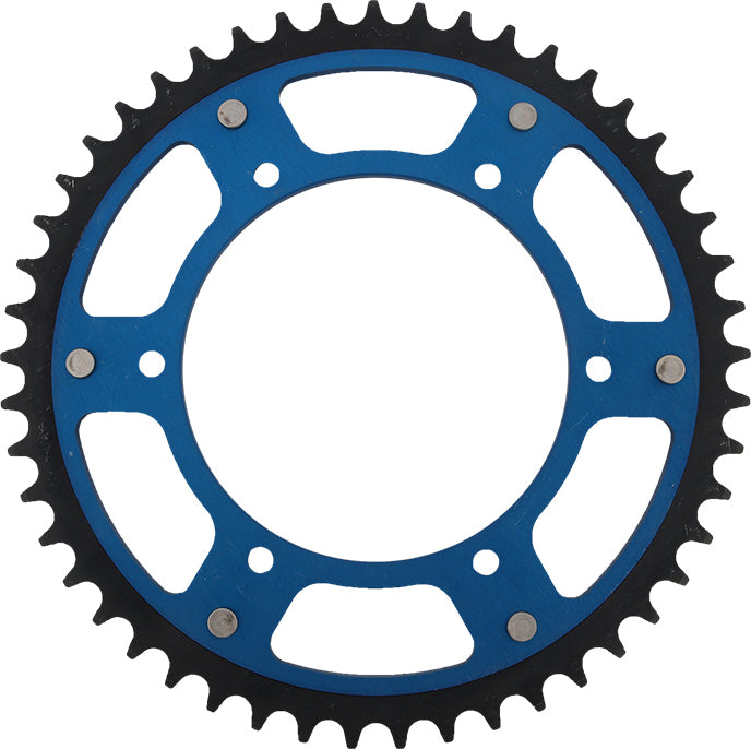 Rear Stealth Sprocket Alu/Stl 49t 520 Blu Yam