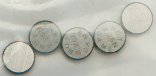 Valve Shims 7.48x2.25mm 5/Pk