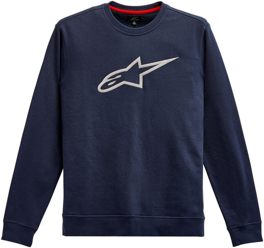 Ageless Crew Fleece Navy/Grey 2x