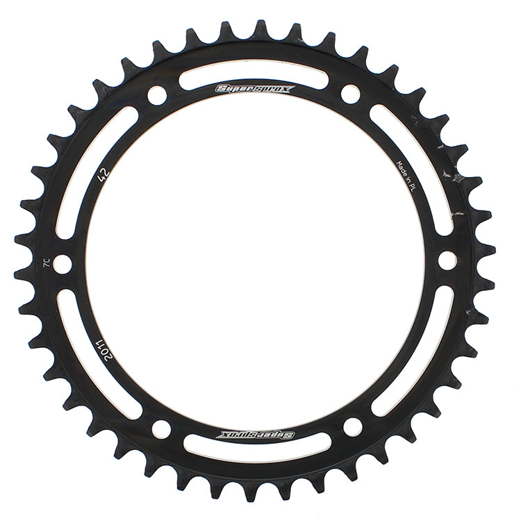 Rear Sprocket Steel 42t 530 Blk Tri