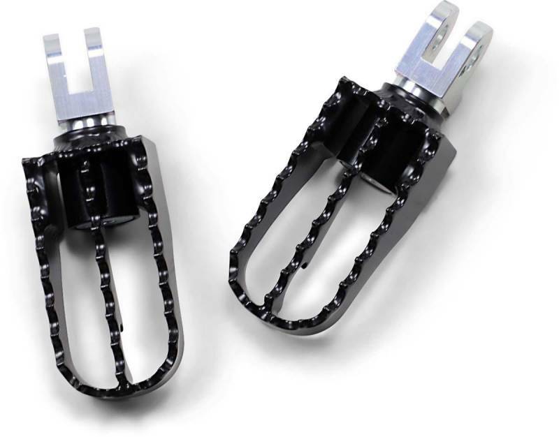 Mx Style Pass Foot Pegs Tri Pr Black