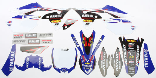 Complete Kit 16 Star Yam Yzf 250/450 14 16 Wht Bg