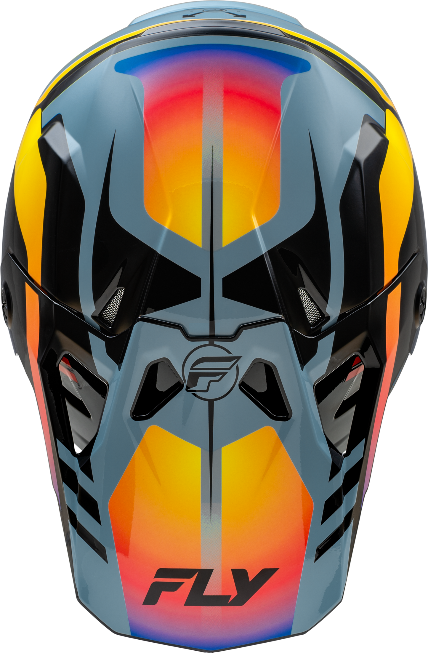 Yth Formula Cp Krypton Helmet Grey/Black/Electric Fade Yl