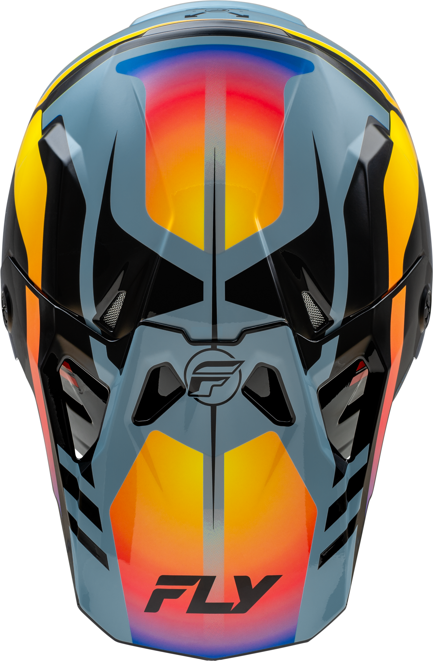 Yth Formula Cp Krypton Helmet Grey/Black/Electric Fade Yl