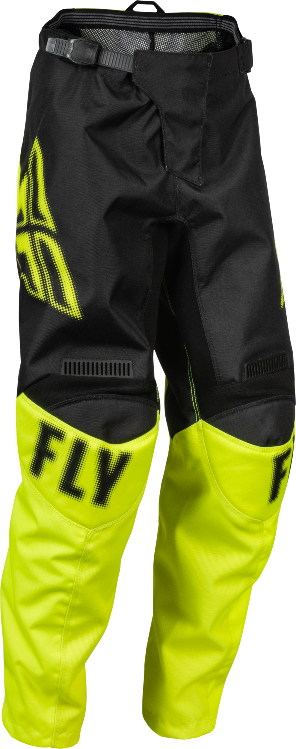 Youth F 16 Pants Black/Hi Vis Sz 24