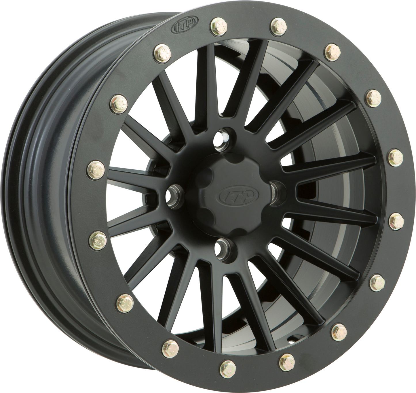 Sd Dual Bdlk 14x7 4/110 5+2 M.Blk   Black Ring